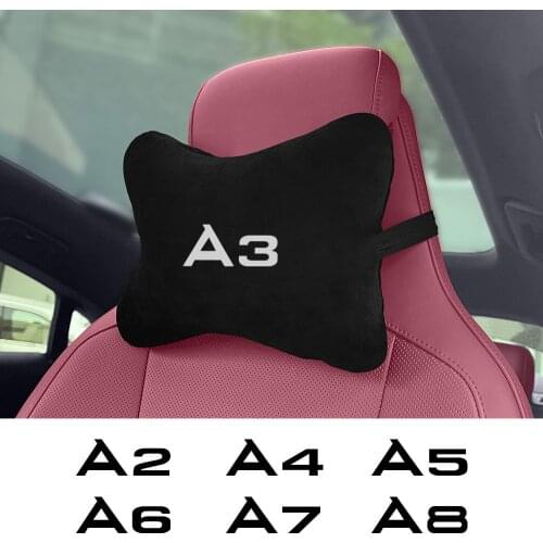 Car Headrest For Audi A3 8P 8V B6 A4 B8 B9 B7 A6 C7 C6 C5 A6L 4F A1 8X A7 RS7 A5 RS5 A2 3L A8 A8L Auto Accessories Neck Pillow