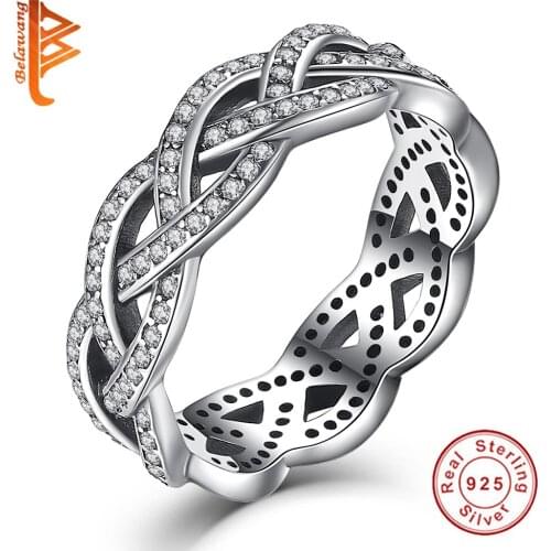 BELAWANG Rings With Crystals