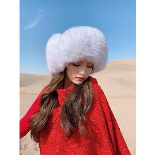Free Shipping New Genuine Fox Fur hat Real fur cap Raccoon fur hat Winter with Elastic tape 12 colors Wholesale Retail OEM
