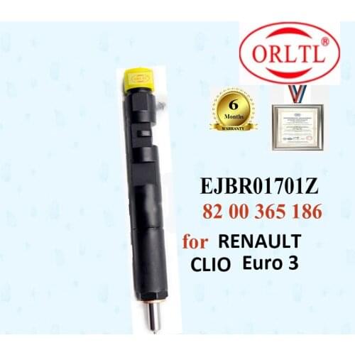 ORLTL EJBR01801A (8200365186)CR Injector EJB R01801A 82 00 365 186 Diesel Injector EJBR0 1801A For NISSAN RENAULT Euro 3