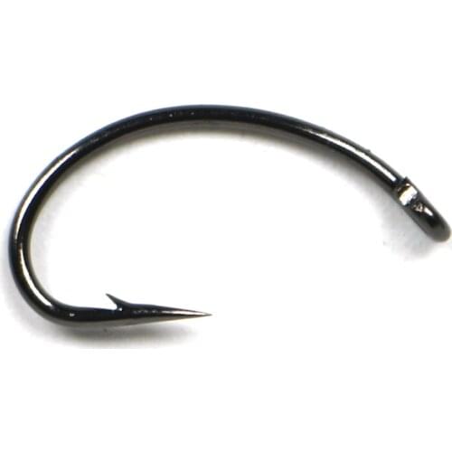 ICERIO 30PCS Fly Tying Hooks Nymph Scud Midge Caddis Shrimp Pupae Larvae Fly Tying Hook #8#10 #12 #14 #16
