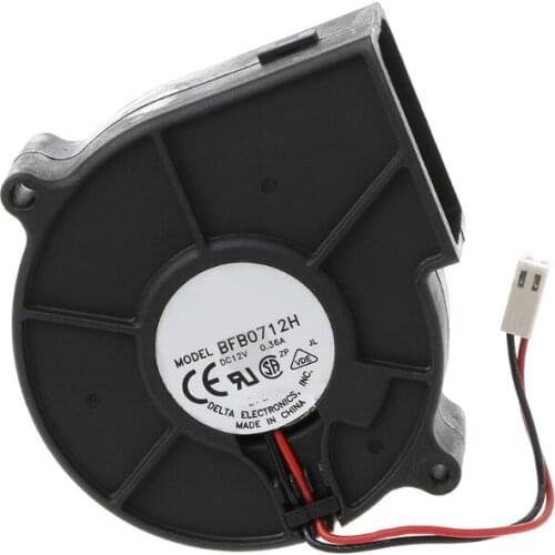 J0PB For Delta BFB0712H 7530 DC 12V 0.36A Projector Blower Centrifugal Cooling Fan