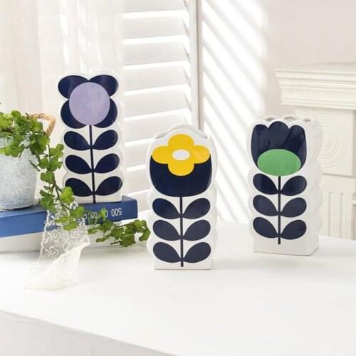 Ceramic vase Nordic Creative Crafts Home Decoration Indoor Decoration Flower Home Furnishing Soft Decoration