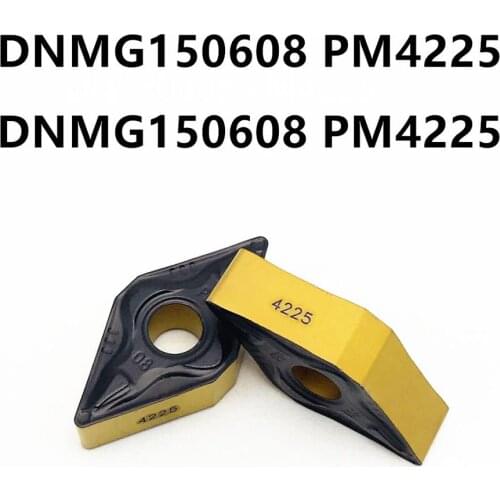 10PCS cemented carbide DNMG150608 PM4225 end mill DNMG 150608 insert type end milling lathe CNC tool alloy turning Tokarny