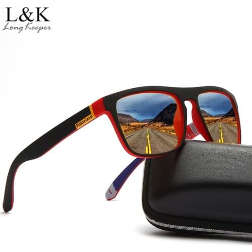 2020 Square Polarized Sunglasses Men Brand Designer Vintage Outdoor Driving Sun Glasses Male UV400 Driver Shades Oculos de sol