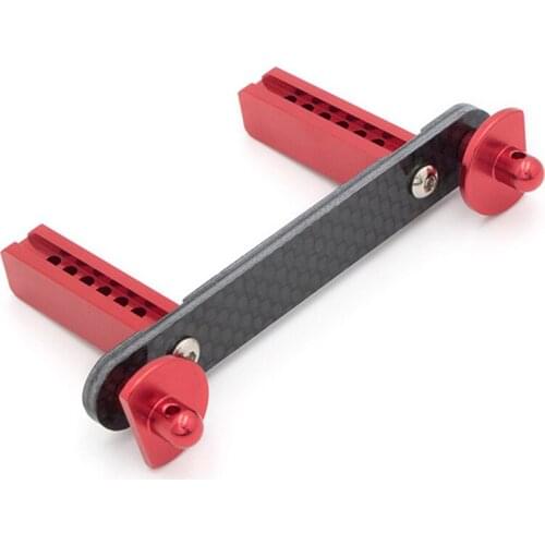 Metal Carbon Fiber Front Body Post Front Body Mount for 1/10 TRAXXAS TRX4 Defender G500 RC Car Parts Accessories