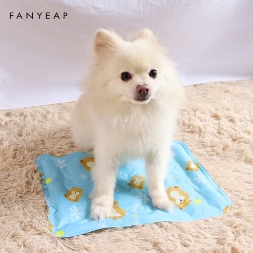 Dog Mat Cooling Summer Pad Mat For Dogs Cat Blanket Sofa Breathable Pet Dog Bed Summer Washable