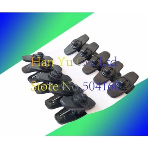 Wholesale 10pcs black Clip Tie clips For Sennheiser ME4 Lavalier Microphone Lavel Mic and CX earphone