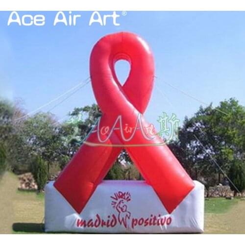 Popular inflatable ribbon in red for World AIDS Day on sale