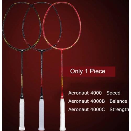 Li-Ning AERONAUT 4000/4000C/4000B Badminton Racket LiNing Single Racket No String AYPM448/AYPM444/AYPP042 EOND18