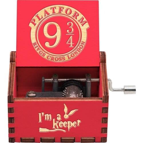 Hand Craft La La My Heart Will Go on Can't Help Fall In Love Hand Crank Music Box Caja Musical Bohemian Rhapsody Christmas Gift