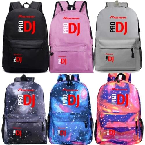 Pioneer Pro Dj Backpack Fashion New Pattern Knapsack Beautiful Students Boys Girls Back to College Rucksack