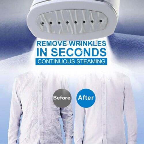 Folding Handheld Ironing Machine 1600W Mini Garment Clothe Steamer Electric Iron