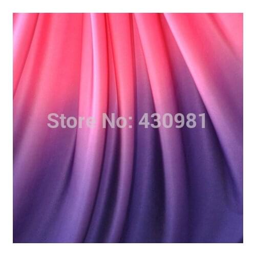 Spandex Gradient Material 4 Way Stretch Latin Clothing Evening Dress Fabric Lycra Knit