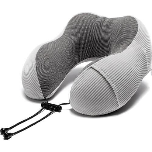 U-Shape Neck Meditation Pillows Neck Memory Foam Travel Outdoor Cushions Office Chair Flight Rest Pillow