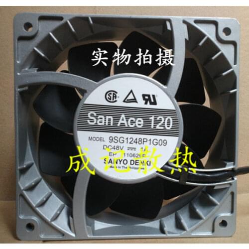 1pc For Sanyo 9SG1248P1G09 48V cooling fan 120*120*38mm