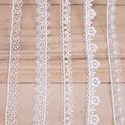 Water soluble lace accessories DIY unilateral polyester filament light barcode accessories chain of clavicle clothing X0205
