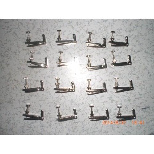 16 PCs Quality Silver Color VIOLA String Adjuster for 15"&16"