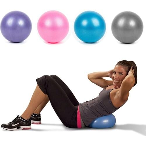 25cm Yoga Ball Explosion-proof frosted mini Sports ball Pilates ball Fitness balance massage Anti-stress ball exercise yoga ball