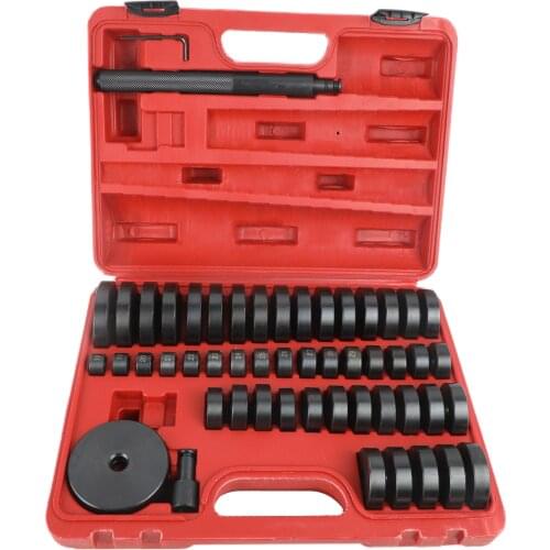 51Pcs Custom Disc Bearing Seal Driver Pressure Disc Tool Kit Set 18-65MM Automotive Bearing Installation Tools