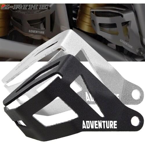 FOR BMW R 1200 GS LC Adventure 2014-2016 Motorcycle Accessories Rear Brake Fluid Reservoir Guard Cover Protect With Logo R1250GS