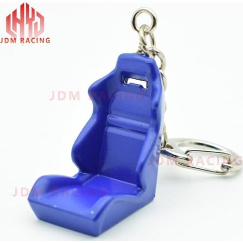Hot Zinc alloy Metal Car Parts Tuning Racing Chair Seat Keychain Key Chain Ring car mini seat key chain JDM Racing keyring