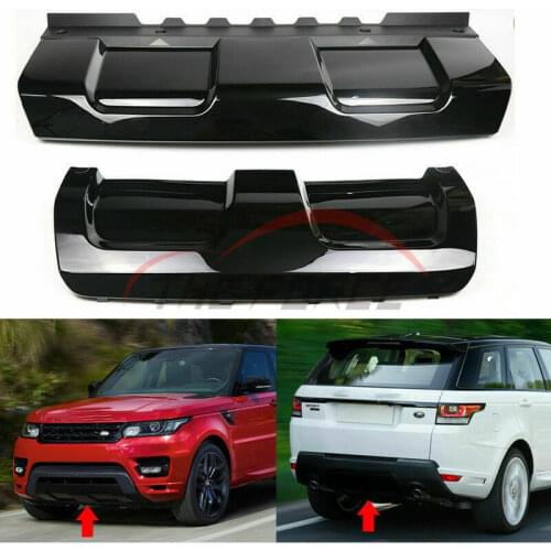 Front & Rear Lower Skid Plate Cover Board Trim For Range Rover Sport 2014 2015 2016 2017 AMA