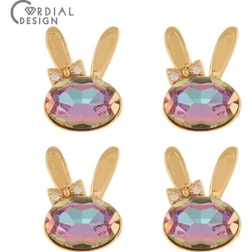 Cordial Design 30Pcs 15*20MM Crystal Pendant/Hand Made/Jewelry Findings & Components/Jewelry Accessories/DIY Charms For Necklace