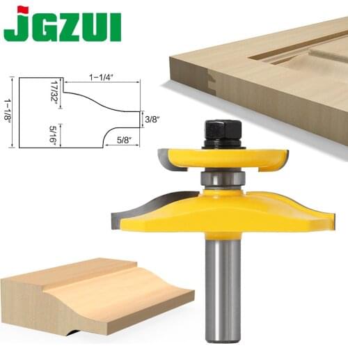 1pc 12mm 1/2 Inch Raised Panel Ogee Router Bit with Backcutter Tenon Cutter for Wood Woodworking Tools Power Tool