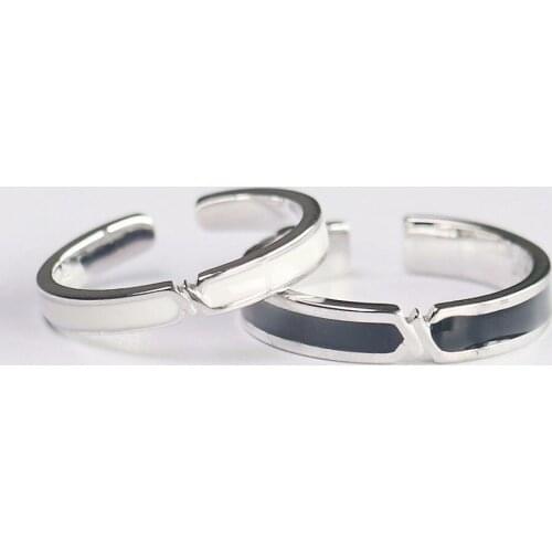Kissilver White Rings