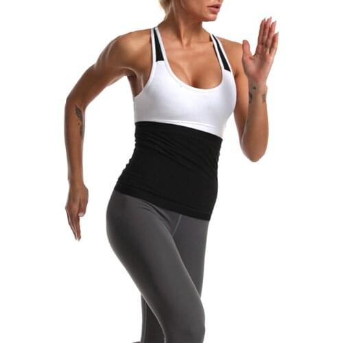 Adult Women Body Shapewear Weight Loss Sport Corset Waist Trainer Wasitband Belly Belt Milk Silk Yoga Waist Support