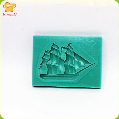 LXYY Moulds Best Quality Silicone Mold Sailboat Crafts Decorating Cake Candy moulds