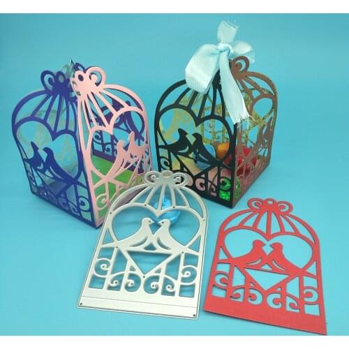 Birdcage metal cutting die, paper crafts, scrapbooks, cardboard, photo albums, greeting cards, DIY decoration