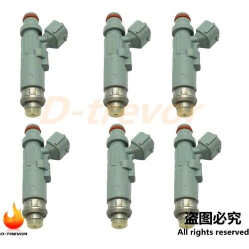 Set of 6 OEM 23250-46070 fuel injectors nozzle for Toyota Mark2 Chaser Crown Majesta Verossa Soarer 23209-46070