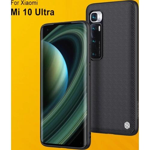 For Xiaomi Mi 10 Ultra Nillkin Nylon PC Back Cover with Soft TPU bumper Mi 10 Ultra phone case cover