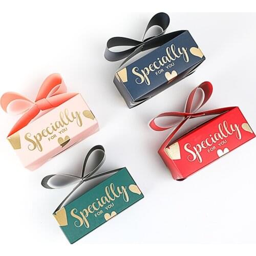 New Creative Txt "Specially for You" Paper Packaging Gift Box Wedding favors chocolate candy box Baby Shower Party Supplies