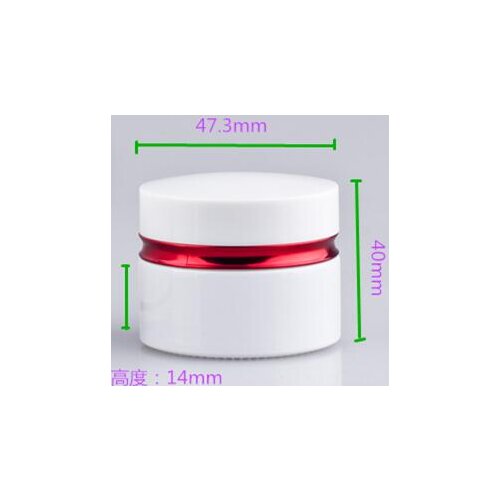 Wholesale white 20g Glass Cream Bottles ,Cosmetic Cream jars, cosmetic containers, glass jars