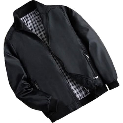 Autumn Coat Men Jackets Cardigan Turn-down Collar Windproof Men Jacket for Outdoor Windproof Men Jacket