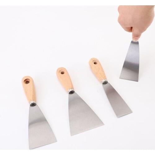 Manufacturers 1/2/3/4/5 Inch Oil Gray Knife Construction Tools Mud Knife Thick Blade High Carbon Steel Putty Batch Gray Knife