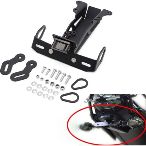 Motorcylce Frame Fender Bracket Rear Registration License Plate Holder For YAMAHA MT-09 MT09 MT 09 Tracer 900 FJ-09 FJ09 15-20