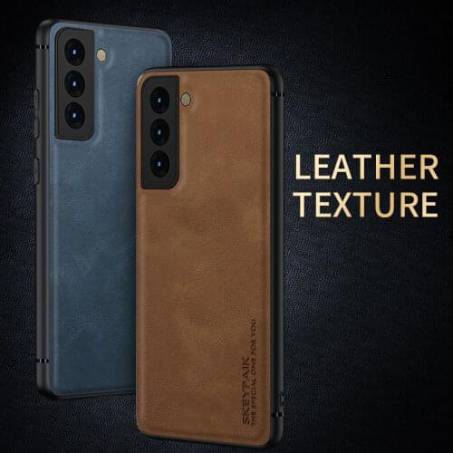 Luxury Carmera Lens Protection Car Magnetic Shockproof PU Leather Phone Case For Samsung S21 Plus Ultra Smartphone Fundas Coque