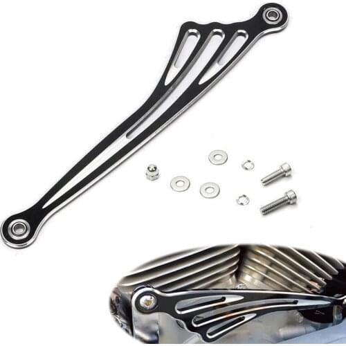 Motorcycle CNC Wing Gear Shift Linkage Shifter for Harley Touring Electra Street Glide Softail Trike models '86-later Black