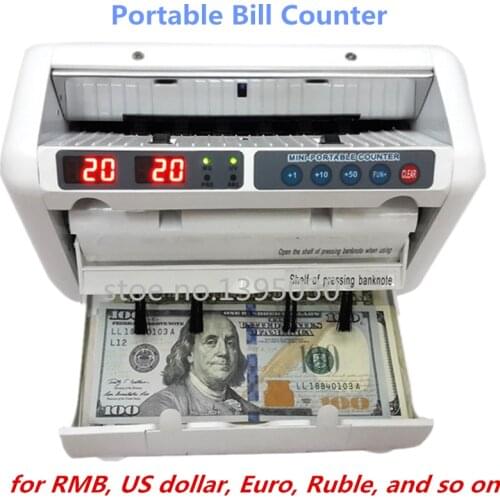110V/220V Money Counter Suitable For EURO DOLLAR Multi-Currency Compatible Bill Cash Money Currency Counter OK1000