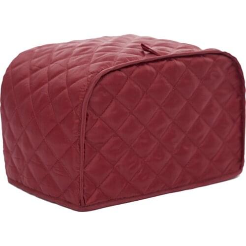 Polyester Grid Bread Bakeware Dust Cover Bakeware Protector Polyester Red Slice