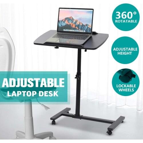 Foldable Removable Laptop Table Bed Desk Notebook Stand Table Bedside Sofa Bed Adjustable Portable Computer Bedside Sofa Bed