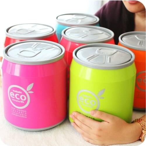 Creative Desktop Garbage Cans Mini Waste Bins Round Plastic Storage Buckets Paper Bin For Table