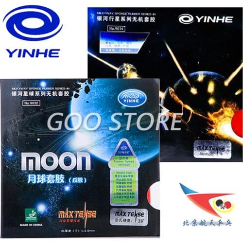 Yinhe Moon SPEED Max Tense No Factory Tuned pips in Table Tennis Rubber With Sponge for Ping Pong Racket