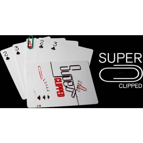 5pcs/lot Super Clipped Magic Tricks Funny Close Up Magic Card Routine Magie Gimmick Props Comedy Show for Professional Magicians
