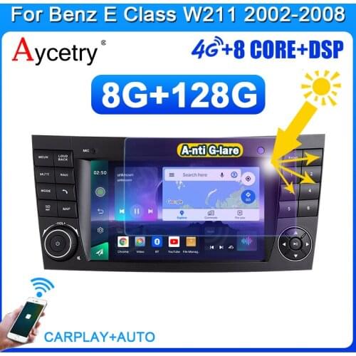 PX6 car intelligent system 2 din radio android 10 screen For Mercedes Benz E-class W211 E200 E220 E300 E350 E240 E270 W219 DVD