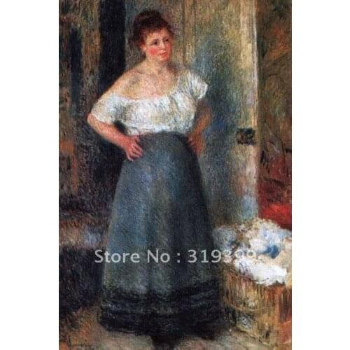 Free DHL Shipping,handmade,Oil Painting Reproduction,the laundress , oil painting on linen canvas